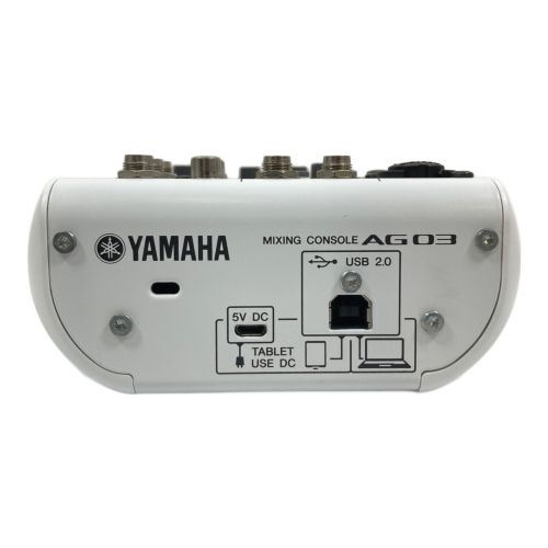 YAMAHA (ヤマハ) ミキサー AG03 通電確認のみ