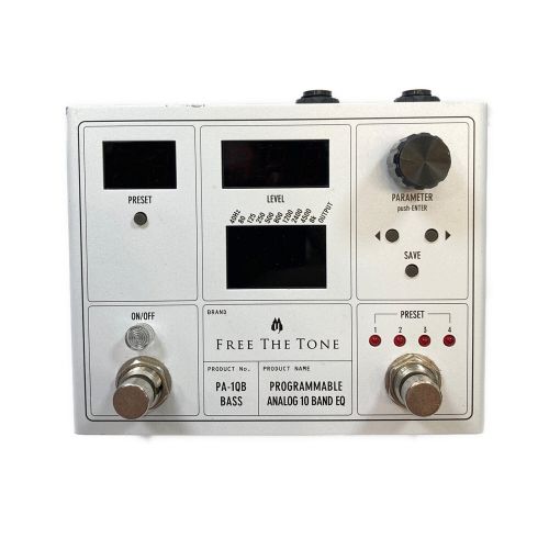 FREE THE TONE (フリーザトーン) アナログイコライザー 922A524 PROGRAMMABLE ANALOG 10 BAND EQ PA-10B BASS 日本製