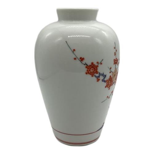 一四代 酒井田柿右衛門 花瓶 花鳥文