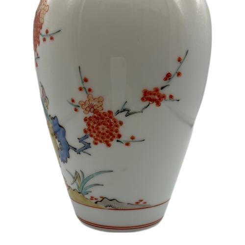 一四代 酒井田柿右衛門 花瓶 花鳥文