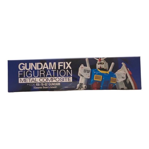 BANDAI (バンダイ) 超合金 #1026 GUNDAM FIX FIGURATION METAL COMPOSITE RX-78-02 ガンダム【ククルス・ドアンの島】