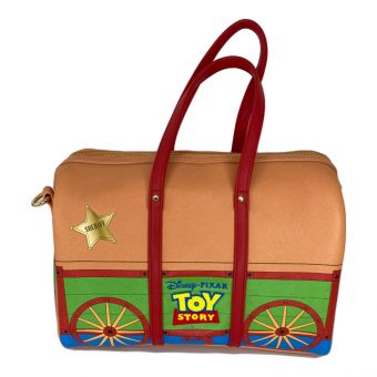 DISNEY (ディズニー) 2WAYショルダーバッグ ブラウン TOY STORY