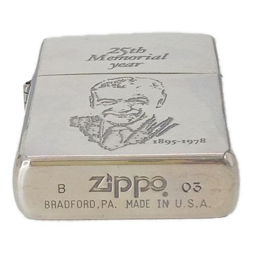ZIPPO 25thメモリアル リミテッドエディション ジョージ・G・ブレイズデル 2003年製