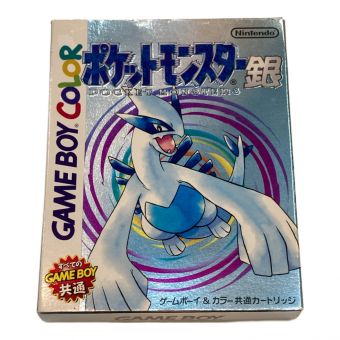 ゲームボーイ用ソフト 箱ダメージ有 ポケットモンスター銀 -