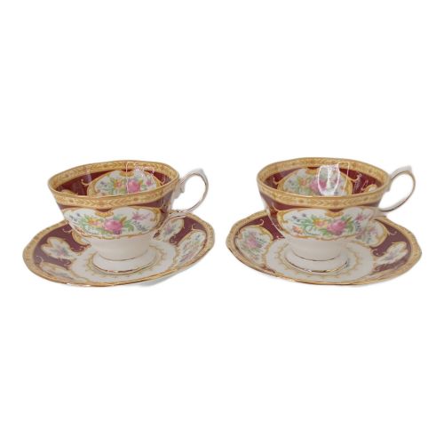 ROYAL ALBERT（ロイヤル アルバート）カップ&ソーサー 本体のみ レディハミルトン 2Pセット