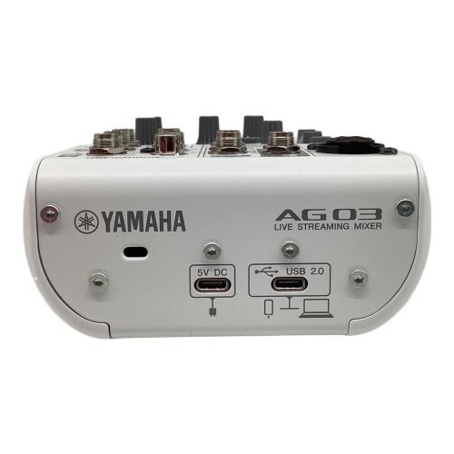 YAMAHA (ヤマハ) ライブストリーミングミキサー AG03 MK2