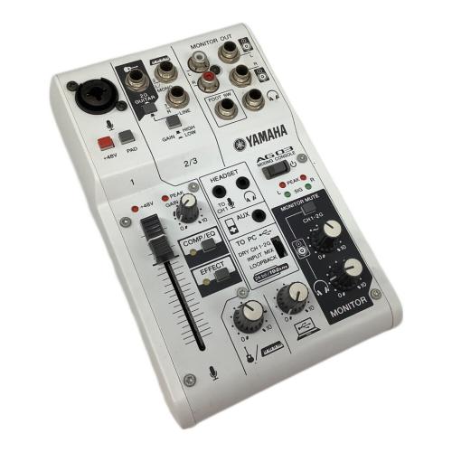YAMAHA (ヤマハ) ミキシングコンソール AG 03
