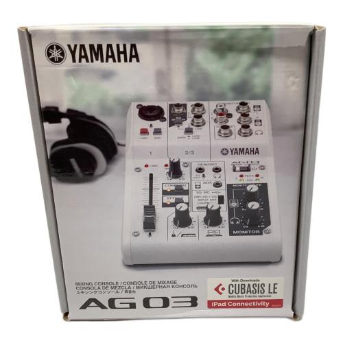 YAMAHA (ヤマハ) ミキシングコンソール AG 03