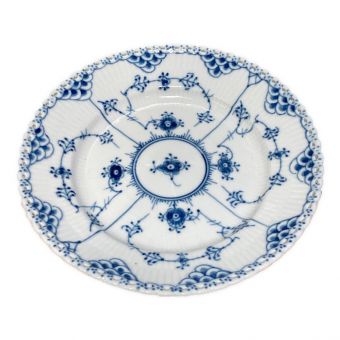 ROYAL COPENHAGEN (ロイヤル・コペンハーゲン) プレート 約20cm ブルーフルーテッド・フルレース