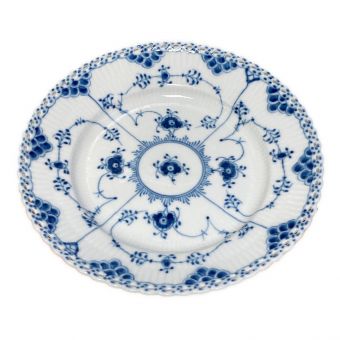 ROYAL COPENHAGEN (ロイヤル・コペンハーゲン) プレート 約20cm ブルーフルーテッド・フルレース