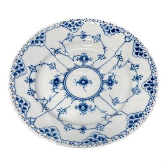 ROYAL COPENHAGEN (ロイヤル・コペンハーゲン) プレート 約20cm ブルーフルーテッド・フルレース