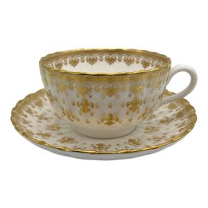 spode (スポード) カップ&ソーサー フルールドリスゴールド