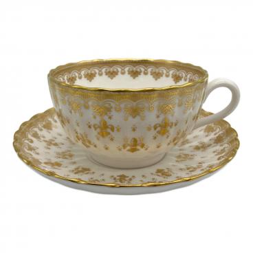 spode (スポード) カップ&ソーサー 少々ヨゴレ有 フルールドリス