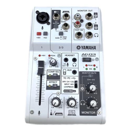 YAMAHA (ヤマハ) ミキシング・コンソール AG03