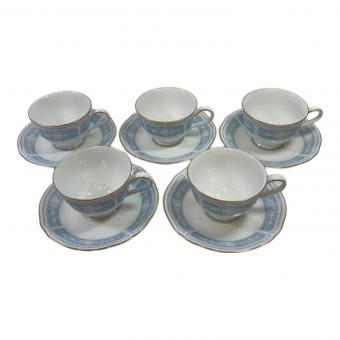 Noritake (ノリタケ) カップ&ソーサーセット レースウッドゴールド 5Pセット