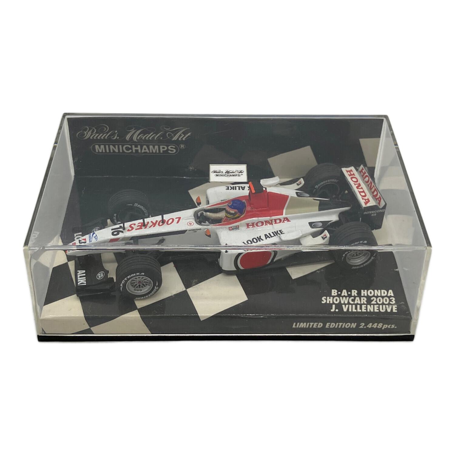 MINICHAMPS (ミニチャンプス) モデルカー B・A・R HONDA SHOWCAR 2003
