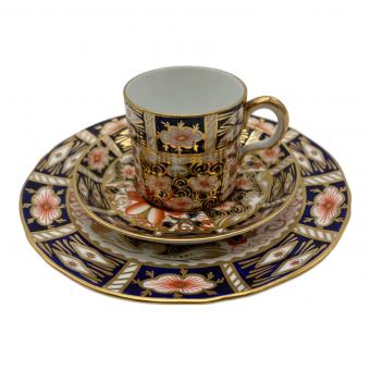ROYAL CROWN DERBY (ロイヤルクラウンダービー) カップ&ソーサー＆プレート 少々擦れ・汚れ有 オールドイマリ