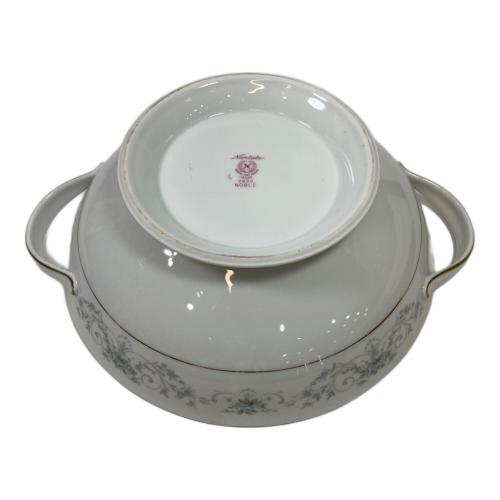 Noritake (ノリタケ) 蓋付きスープポット 金縁剥がれ・ヨゴレ有 