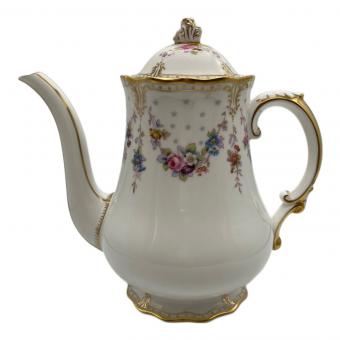 ROYAL CROWN DERBY (ロイヤルクラウンダービー) ポット ホワイト Royal Antoinette