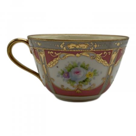 Noritake (ノリタケ) カップ&ソーサー・ケーキプレート 金盛り薔薇文