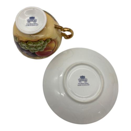 Aynsley (エインズレイ) カップ&ソーサー＆シュガーポット＆ミルクポット オーチャードゴールド