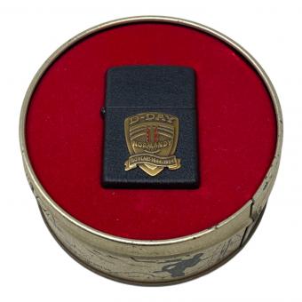 ZIPPO (ジッポ) オイルライター D-DAY NORMANDY 50周年 1944-1994 LIMITED EDITION 缶ケースセット