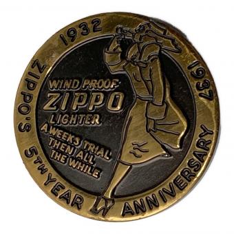 ZIPPO (ジッポ) ピンバッジ 5th Year Anniversary Lapel