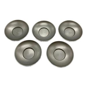 二代喜山造 茶托 錫 5Pセット
