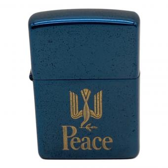 ZIPPO Peace ブルー 使用感有 1993年製