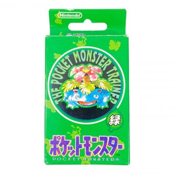 ポケモングッズ ポケットモンスタートランプ 緑Ver