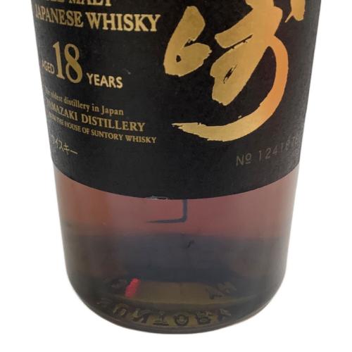 サントリー ジャパニーズウィスキー 700ml 山崎 18年 未開封