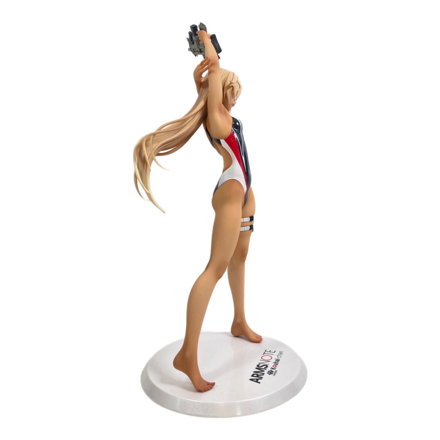 AMAKUNI (アマクニ) フィギュア 水泳部のコウハイちゃん赤色ラインの