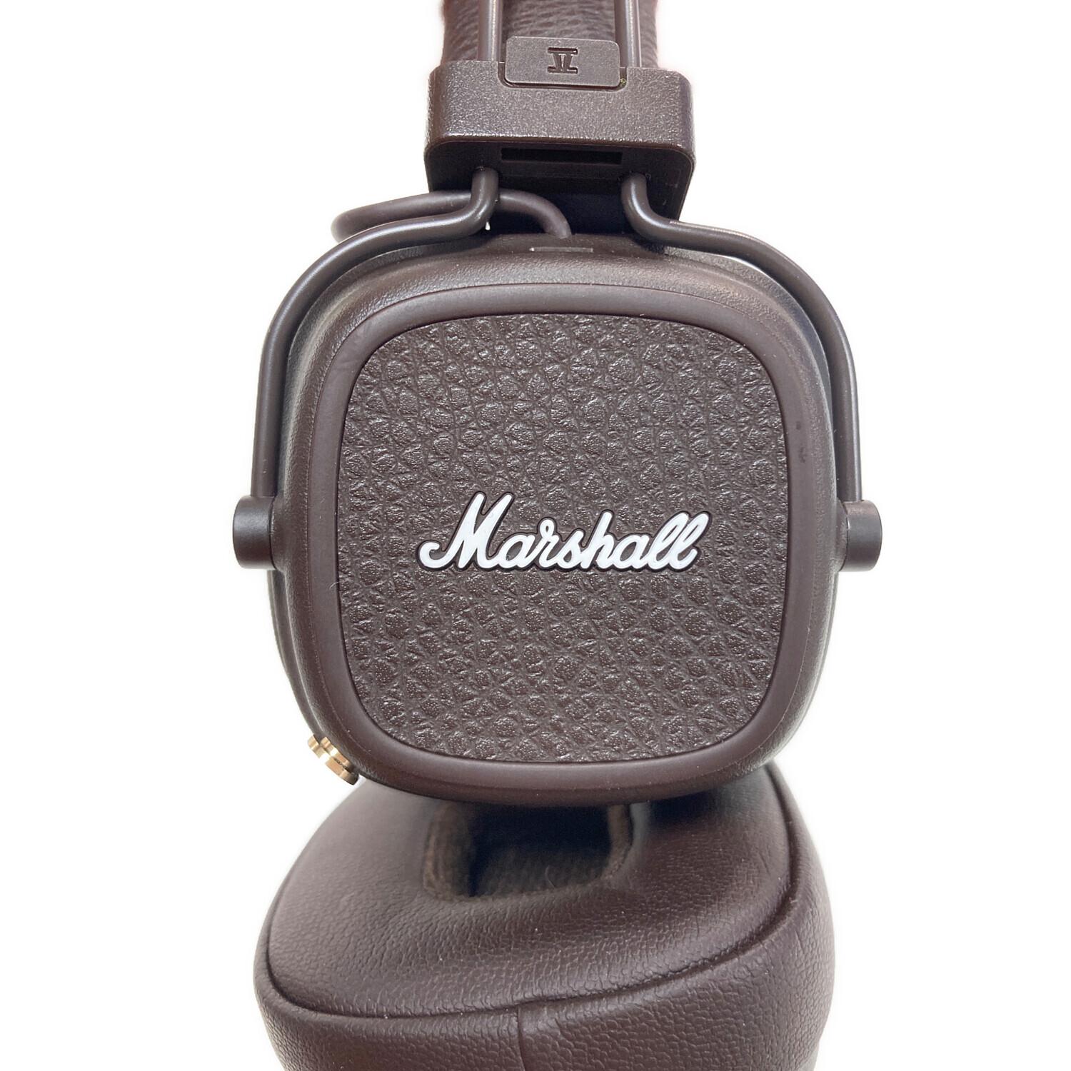 美品　Marshall ワイヤレスヘッドフォン ブラウン Marshall、アイコンとなっているワイヤレスヘッドホン「Major V