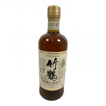 ニッカ ジャパニーズウィスキー 700ml 竹鶴 17年ピュアモルト 未開封