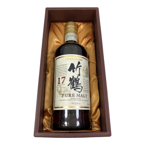 ニッカ ジャパニーズウィスキー 700ml 竹鶴 17年ピュアモルト 未開封
