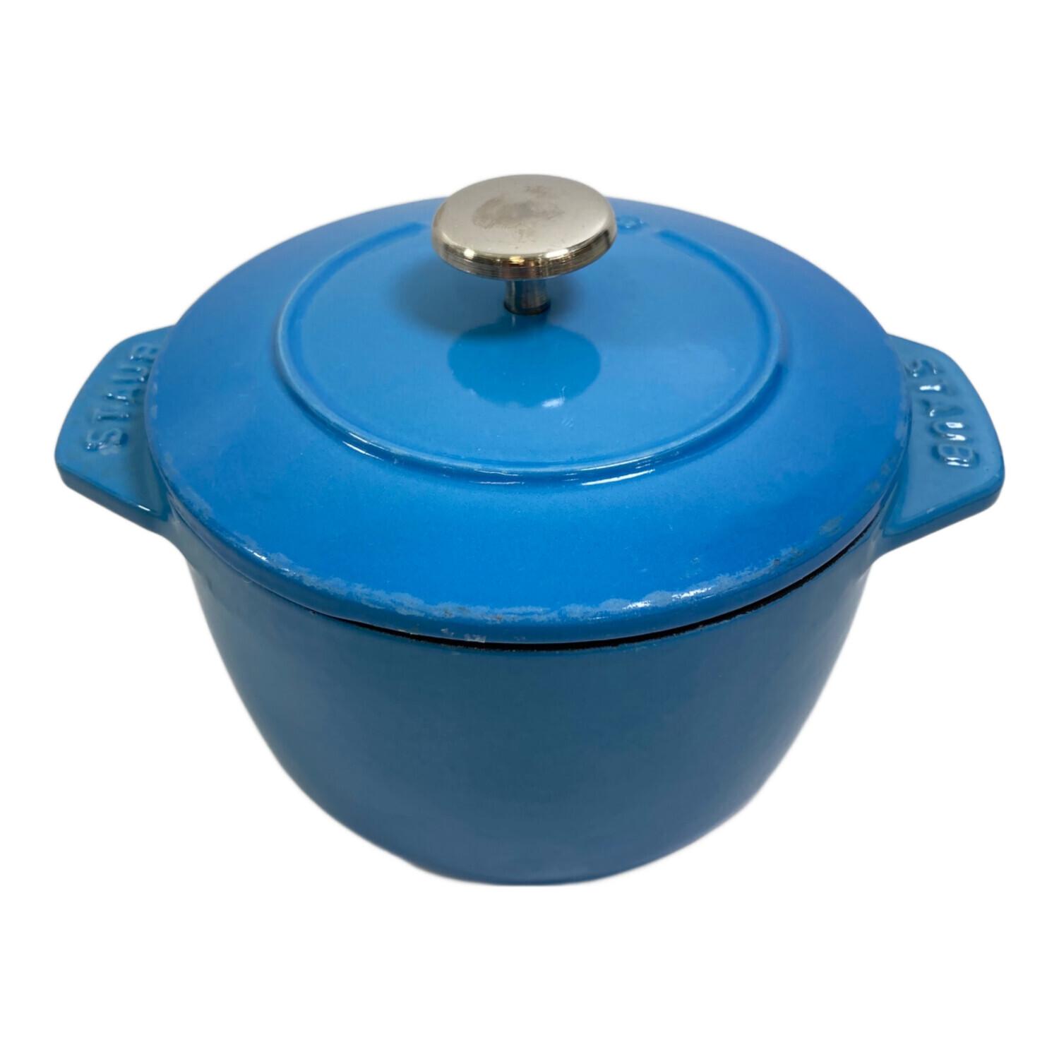 Staub (ストウブ) ココット スカイブルー 約12cm ラココット デ