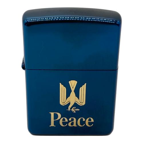 ZIPPO Peace 1995年製 ブルーチタン
