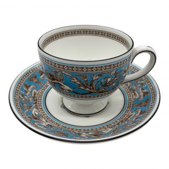 Wedgwood (ウェッジウッド) カップ&ソーサー フロレンティーン・ターコイズ