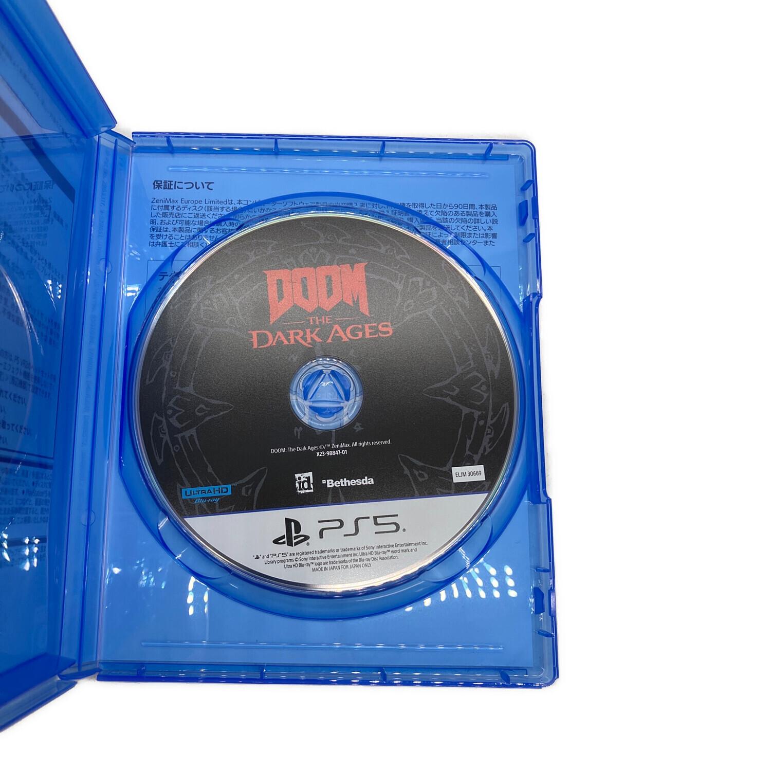 Playstation5用ソフト DOOM： The Dark Ages CERO D (17歳以上