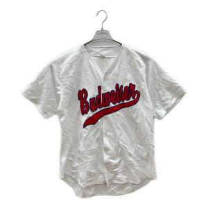 DON ALLESON ATHLETIC Budweiser 90sベースボールシャツ USA製 古着 メンズ SIZE L ホワイト