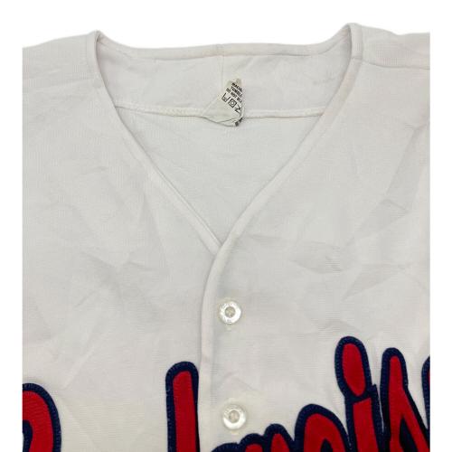 DON ALLESON ATHLETIC Budweiser 90sベースボールシャツ USA製 古着 メンズ SIZE L ホワイト