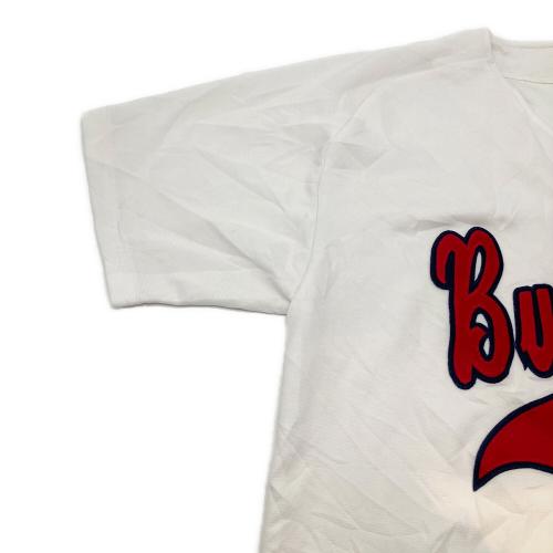 DON ALLESON ATHLETIC Budweiser 90sベースボールシャツ USA製 古着 メンズ SIZE L ホワイト