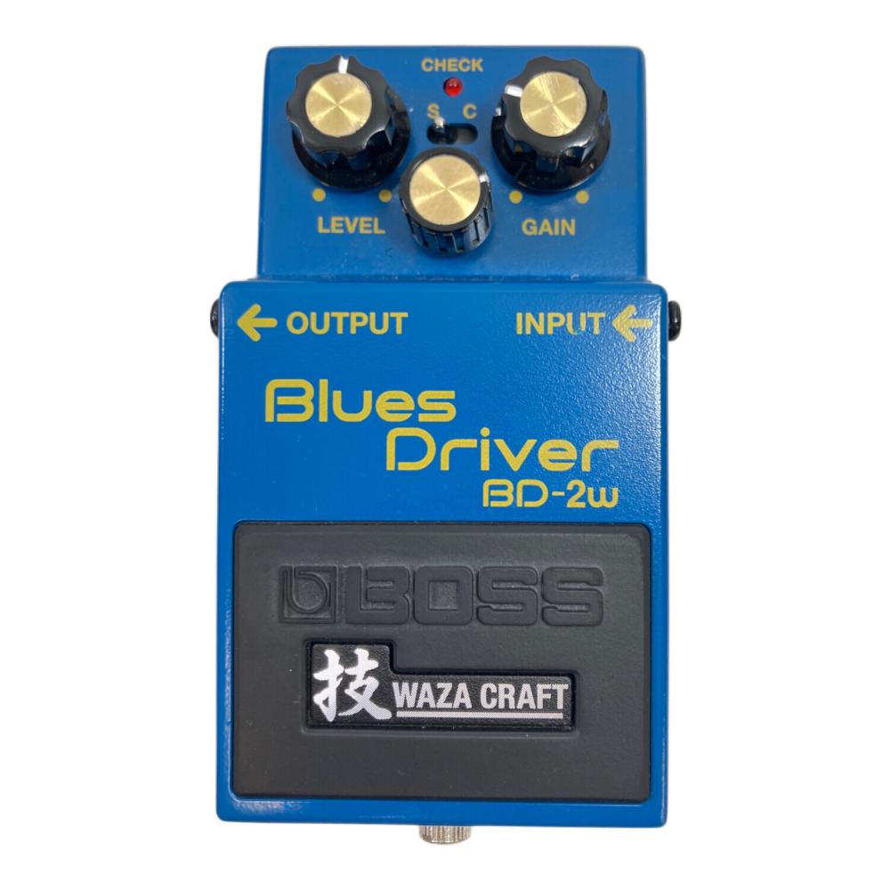 ほぼ新品 箱付き BOSS BD-2W 技クラフト BOSS (ボス) Blues Driver WAZA CRAFT BD-2w 箱・取説付