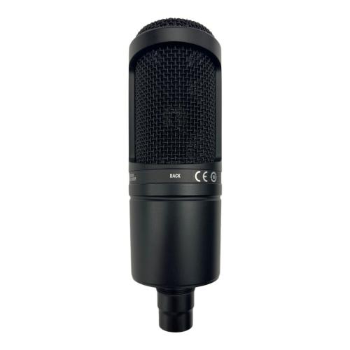 【未使用・完品】audio-technicaAT2020コンデンサーマイク ポップガード付き□audio-technica コンデンサーマイク AT2020【福山