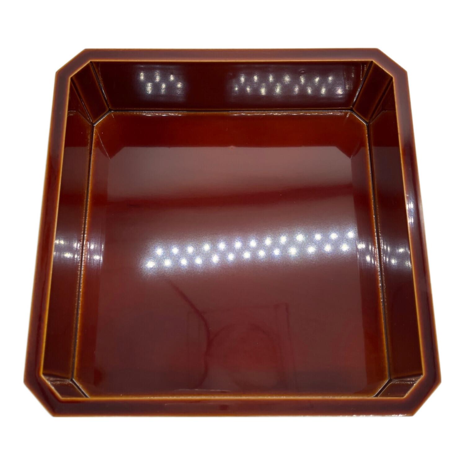 飛騨春慶塗 (ヒダシュンケイヌリ) 漆器 台付隅切三段重｜トレファクONLINE