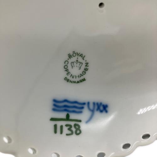 ROYAL COPENHAGEN (ロイヤル・コペンハーゲン) コンポート 高さ約10cm×幅約9.5cm ブルーフルーテッド