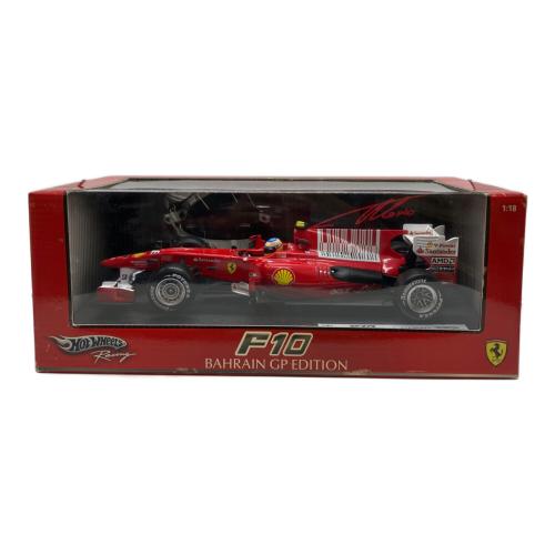 HOT WHEELS (ホットウィールズ) モデルカー 1/18 フェラーリ F10 バーレーンGP F.アロンソ Santander