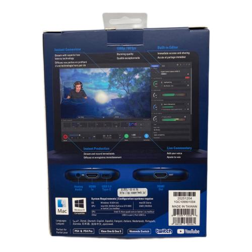 elgato (ELGATO) ゲームキャプチャー HD60