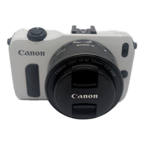 CANON (キヤノン) ミラーレス一眼カメラ EOS M  ダブルレンズキット（22㎜/18-55㎜）