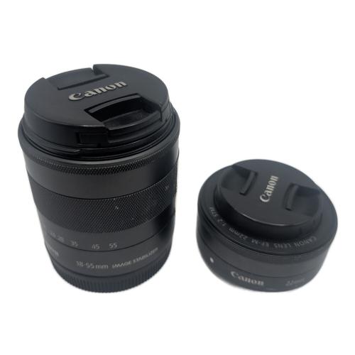 CANON (キヤノン) ミラーレス一眼カメラ EOS M  ダブルレンズキット（22㎜/18-55㎜）